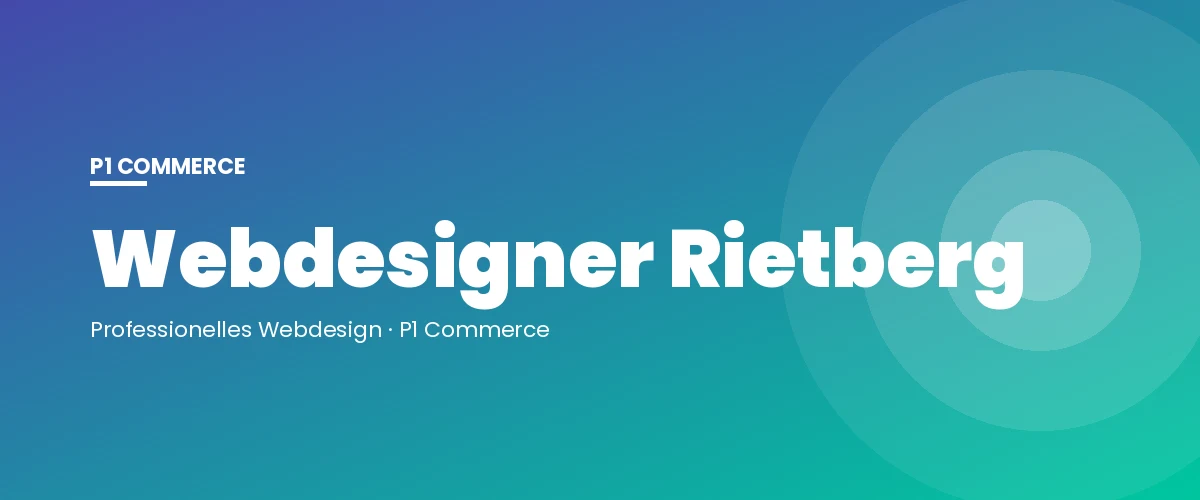 Webdesigner Rietberg – P1 Commerce Webagentur